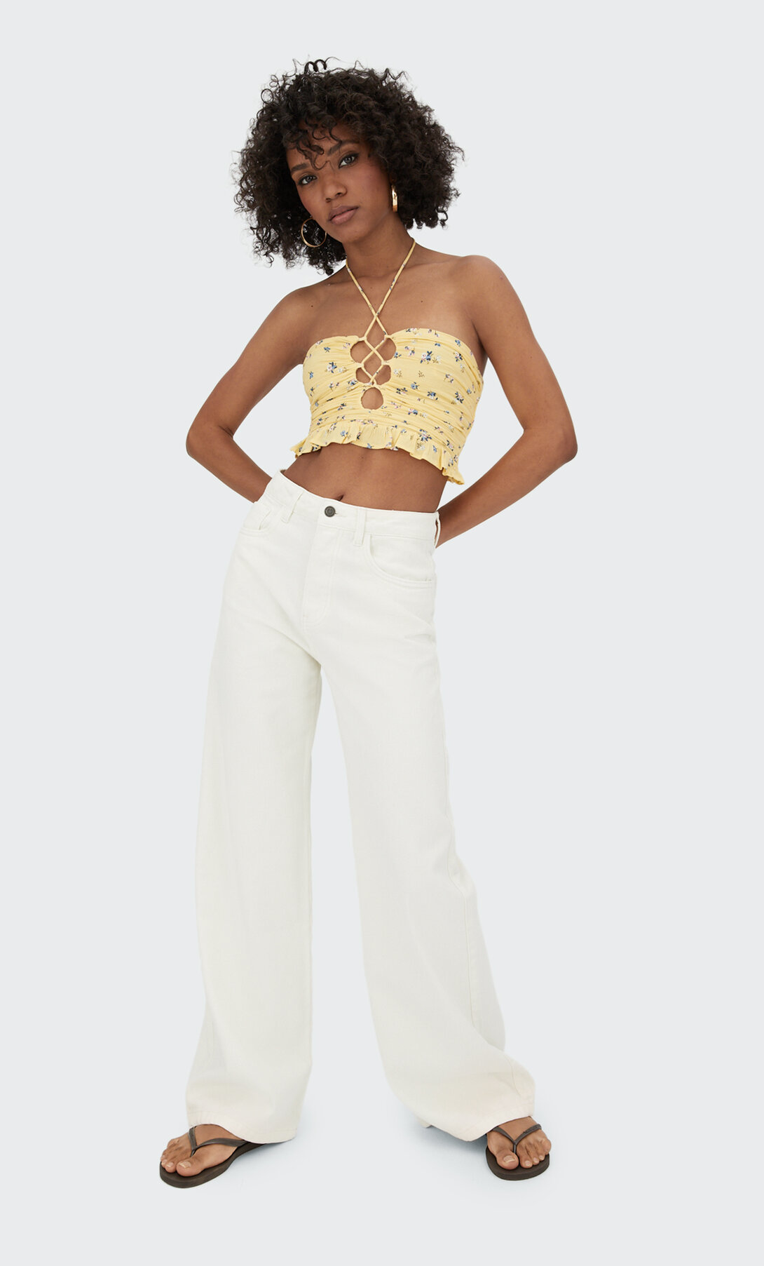 Pantalón wide leg | Stradivarius España
