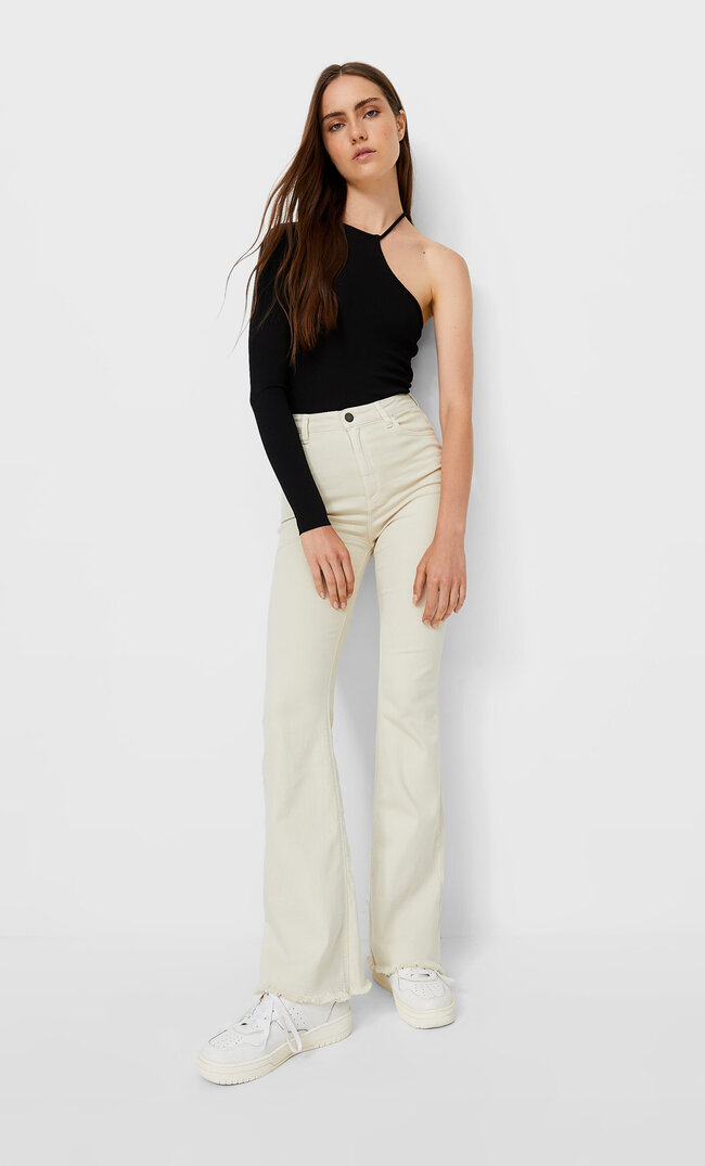 

Stradivarius Asymmetrisches Top Schwarz L