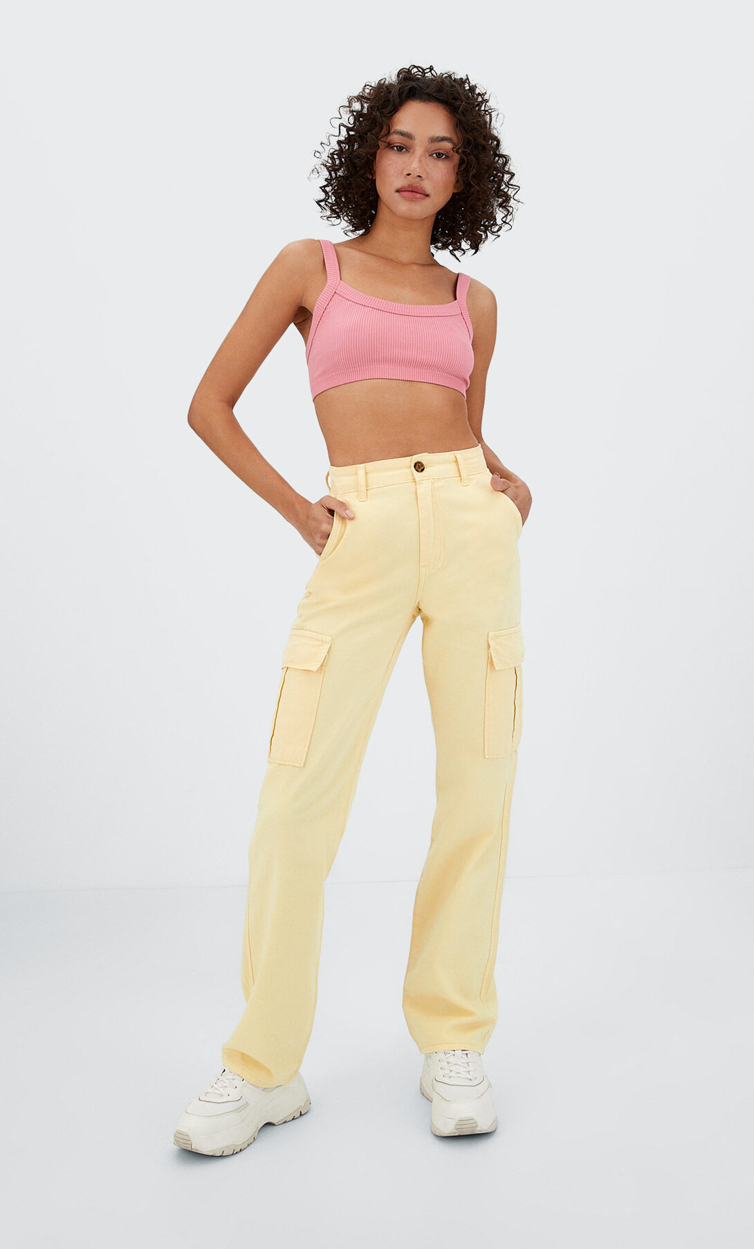Pantalón cargo straight | Stradivarius España