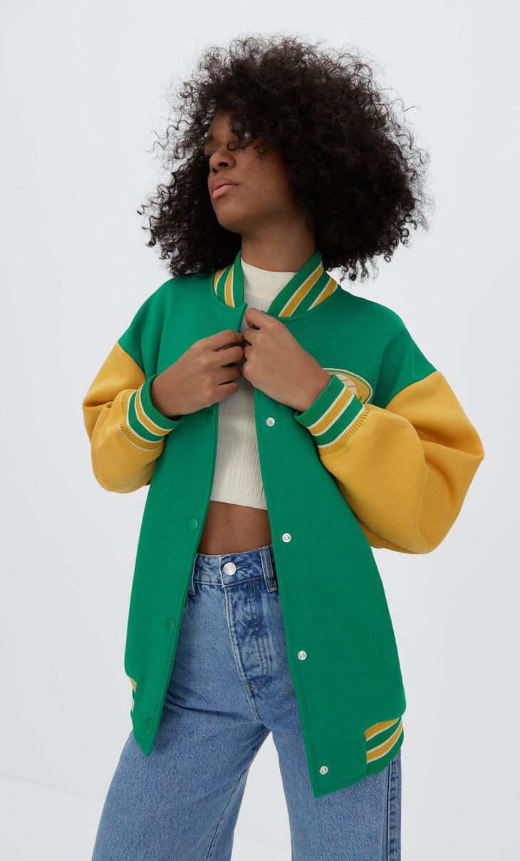 stradivarius check coat