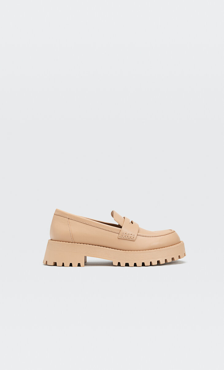 Loafer met trackzool