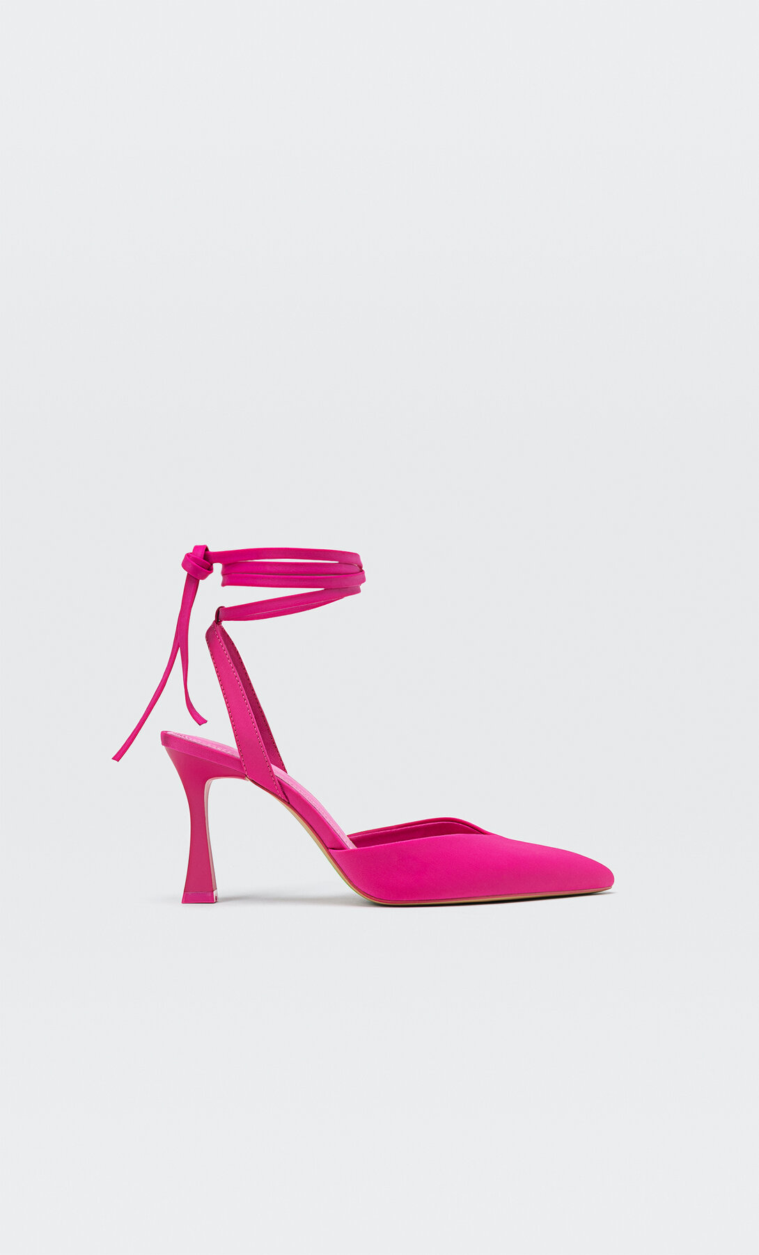 Zapatos tacón destalonados lace up | Stradivarius España