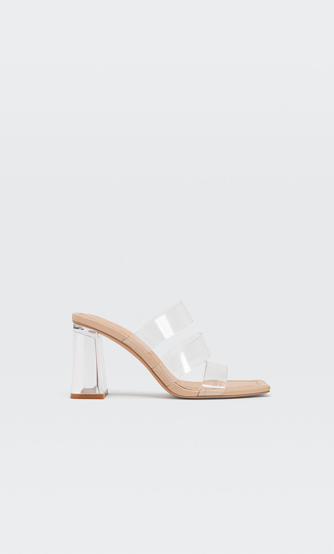 Sandalias tacón vinilo | Stradivarius España