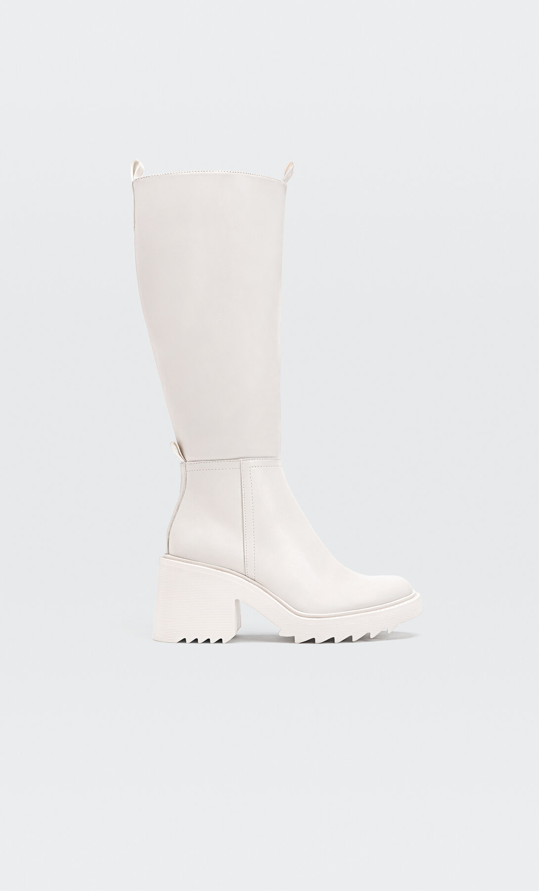 Botas tacón track | Stradivarius España