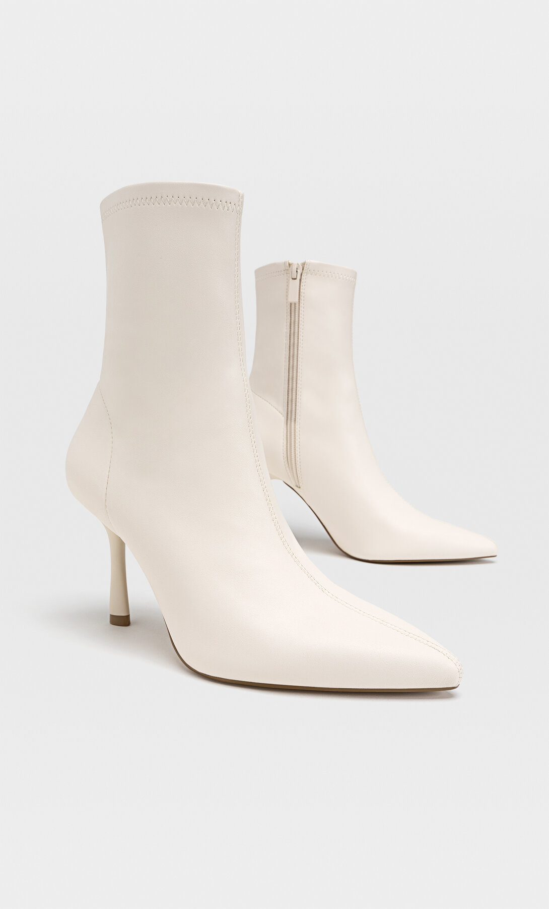 Botines de tacón fino stretch | Stradivarius España