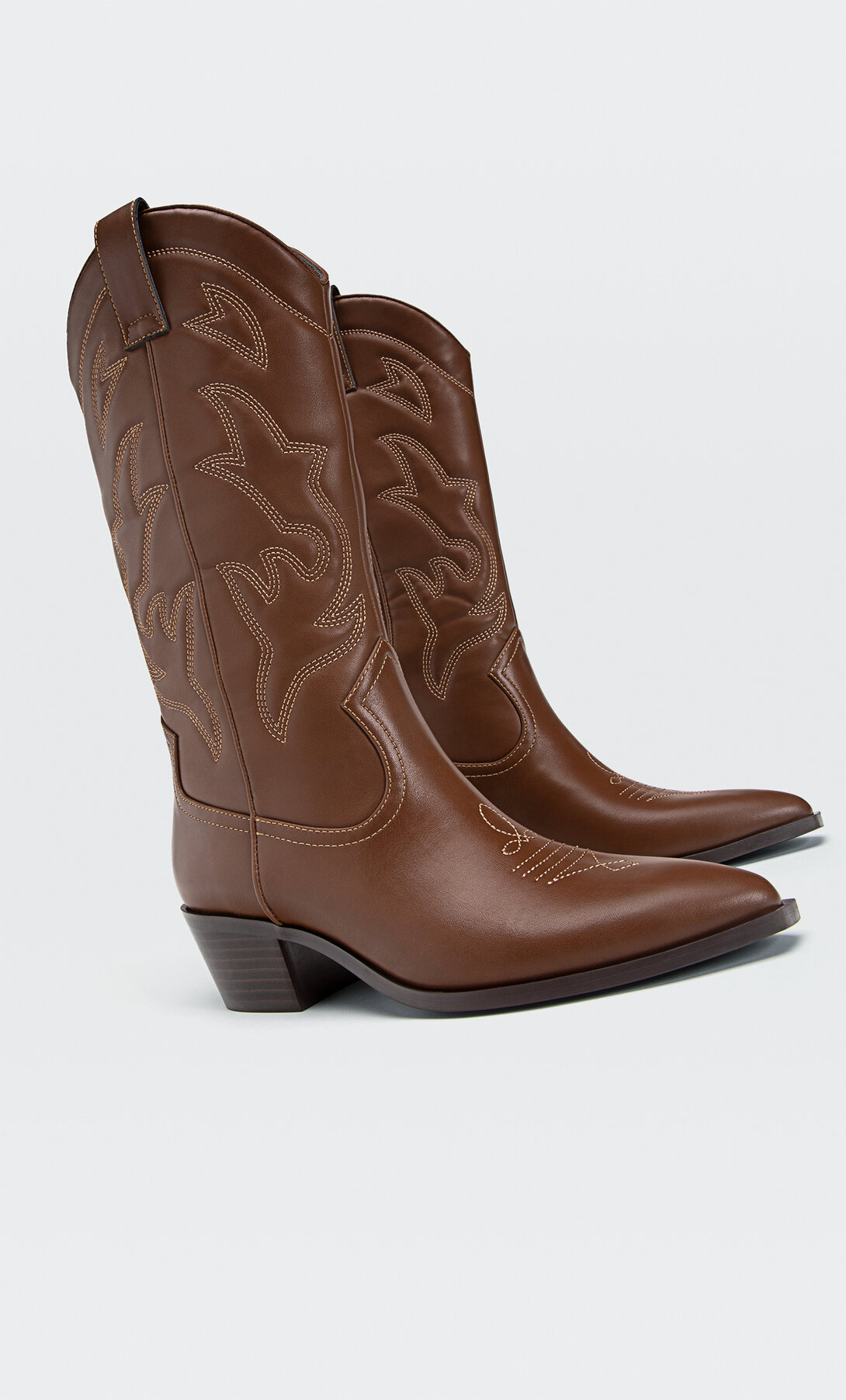 Botas cowboy tacón | Stradivarius España