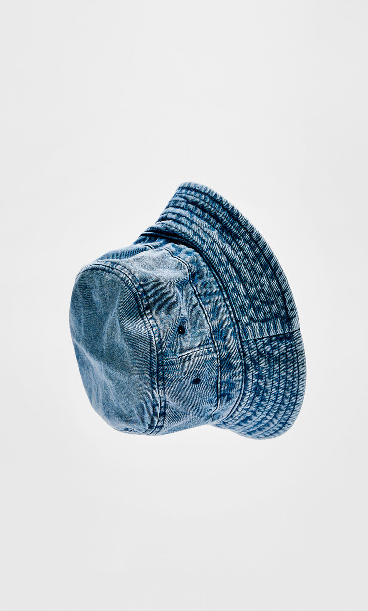 Jeans-Bucket-Hat im Washed-Look