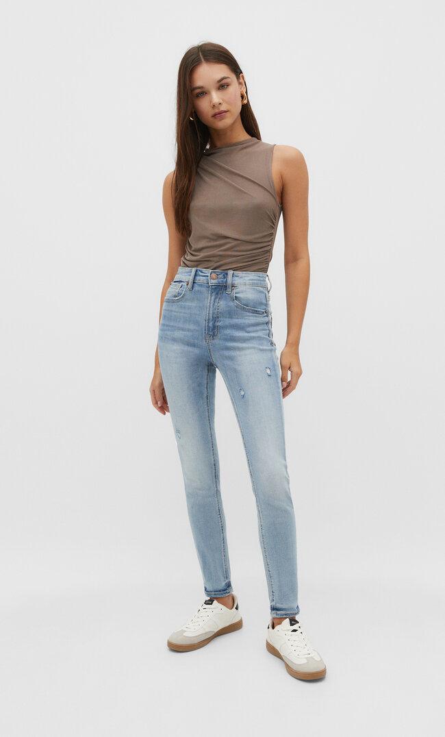 waist skinny jeans - fashion | United States