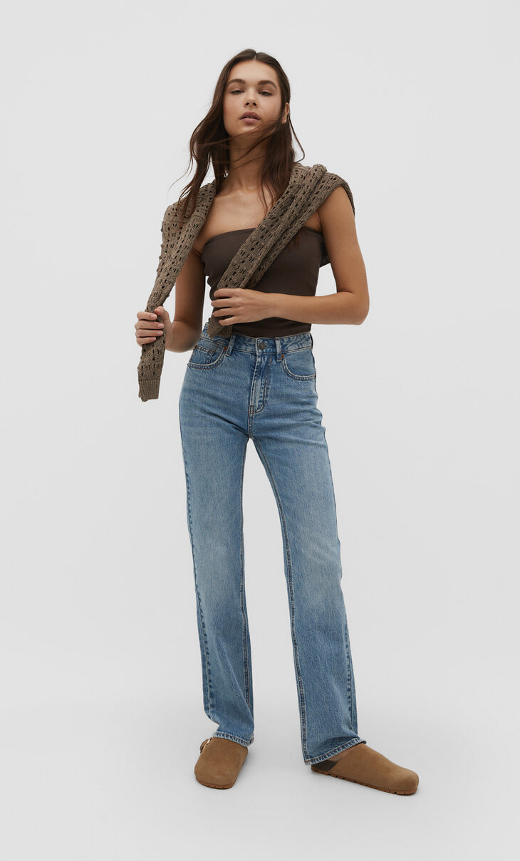 D98 recht model vintage jeans