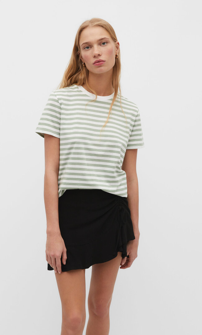 

Stradivarius Basic-Shirt Grün L