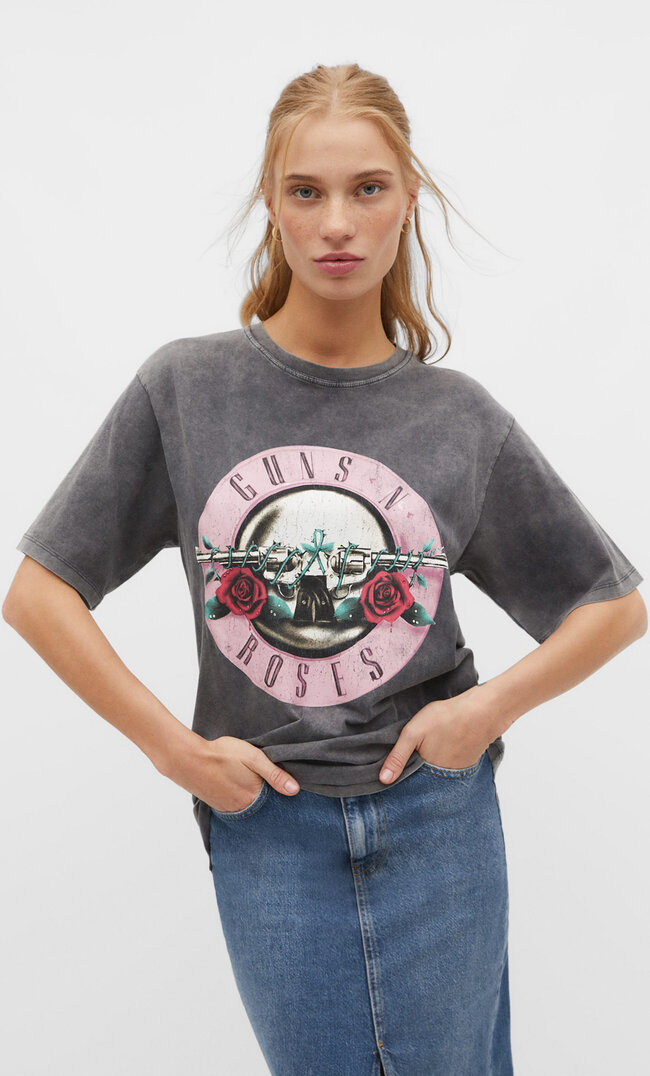 Camiseta Guns N'Roses | Stradivarius Mexico