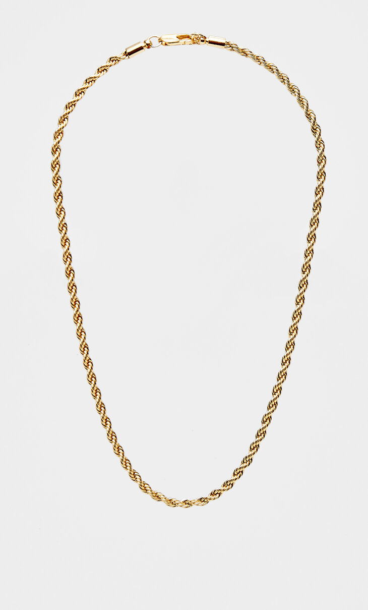 Cord chain. Gold/Silver plated.