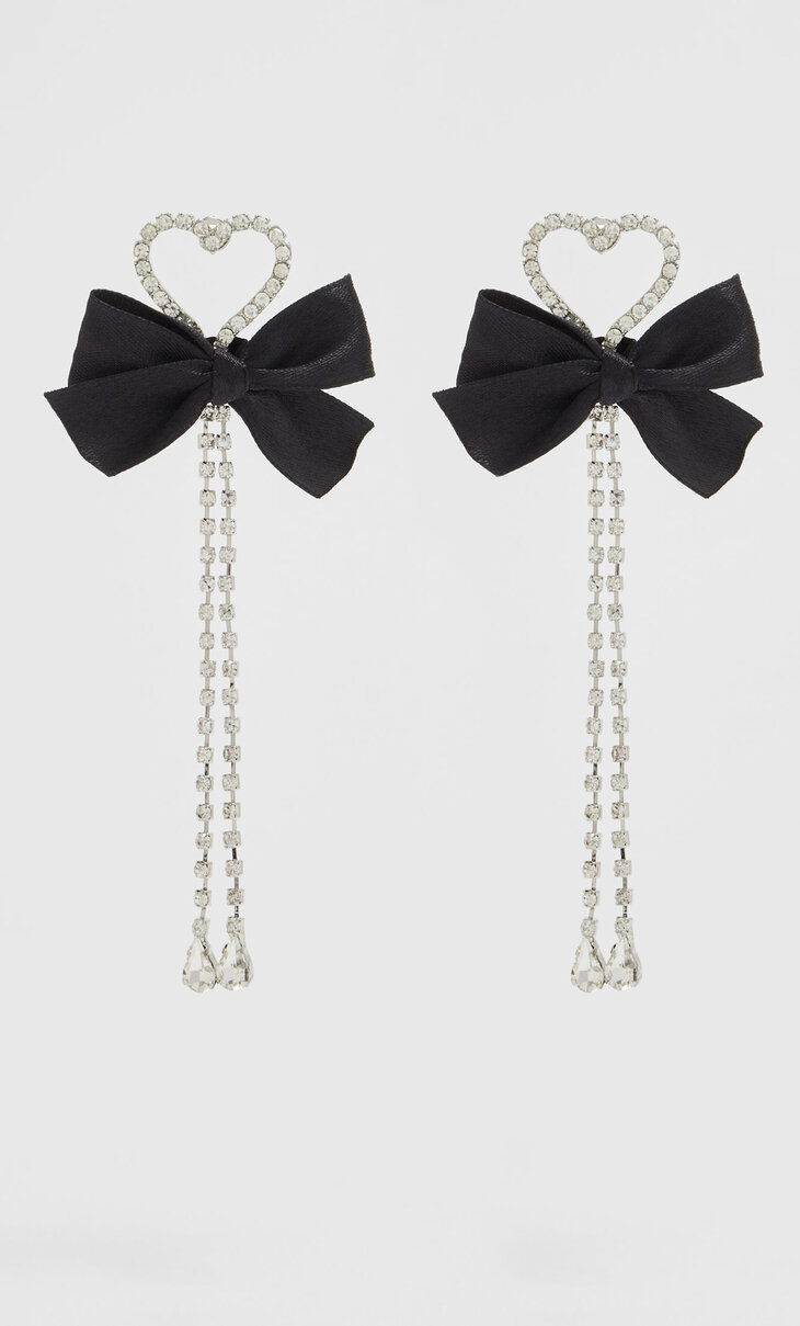 Cascading bow earrings