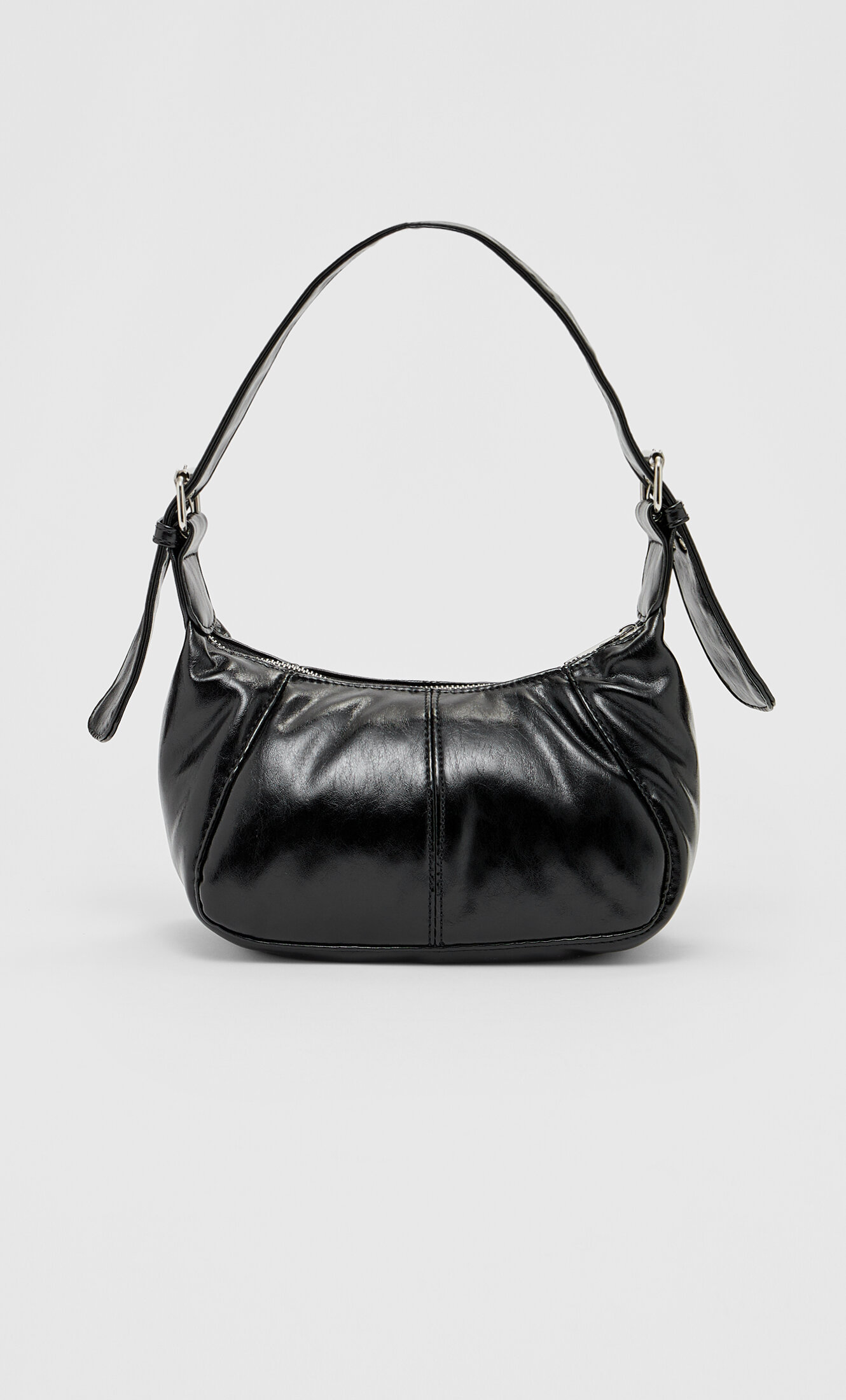 Mini faux leather shoulder bag - Women's fashion | Stradivarius