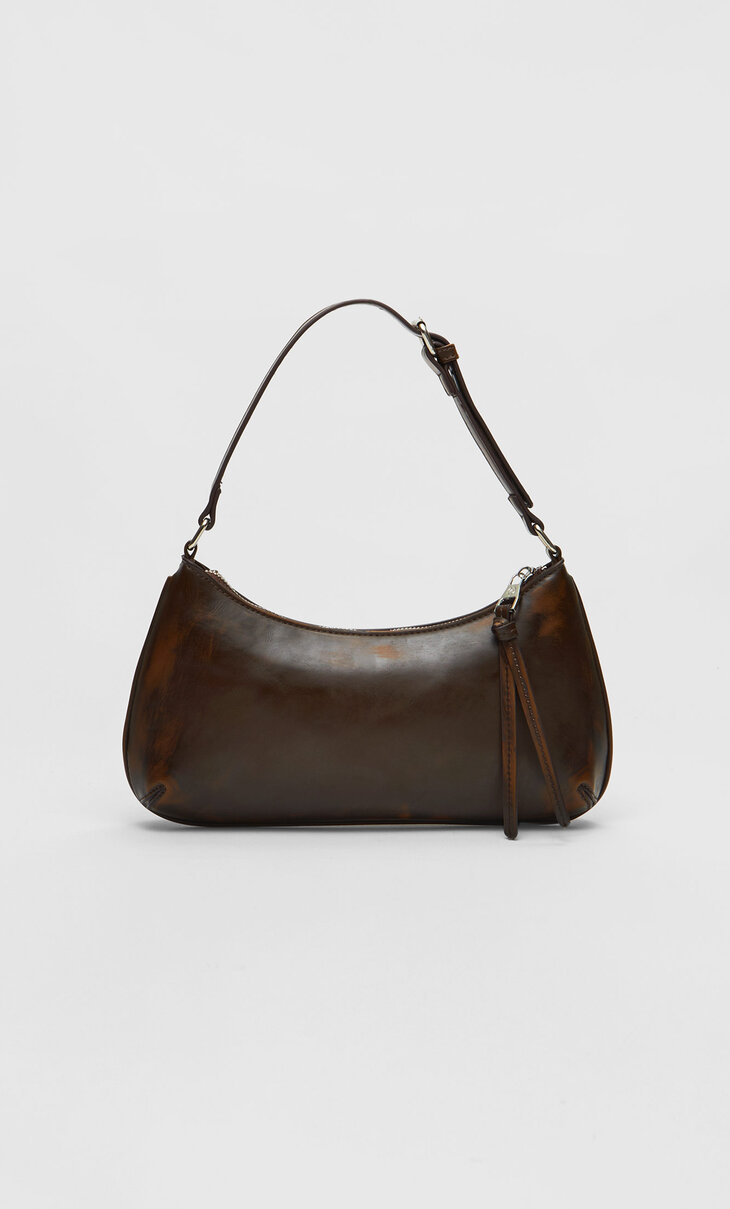 Distressed shoulder bag - Women's See all | Stradivarius United Kingdom