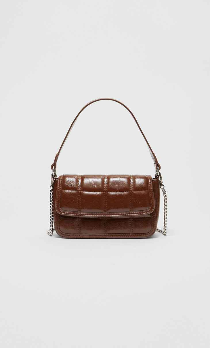Shiny quilted bag