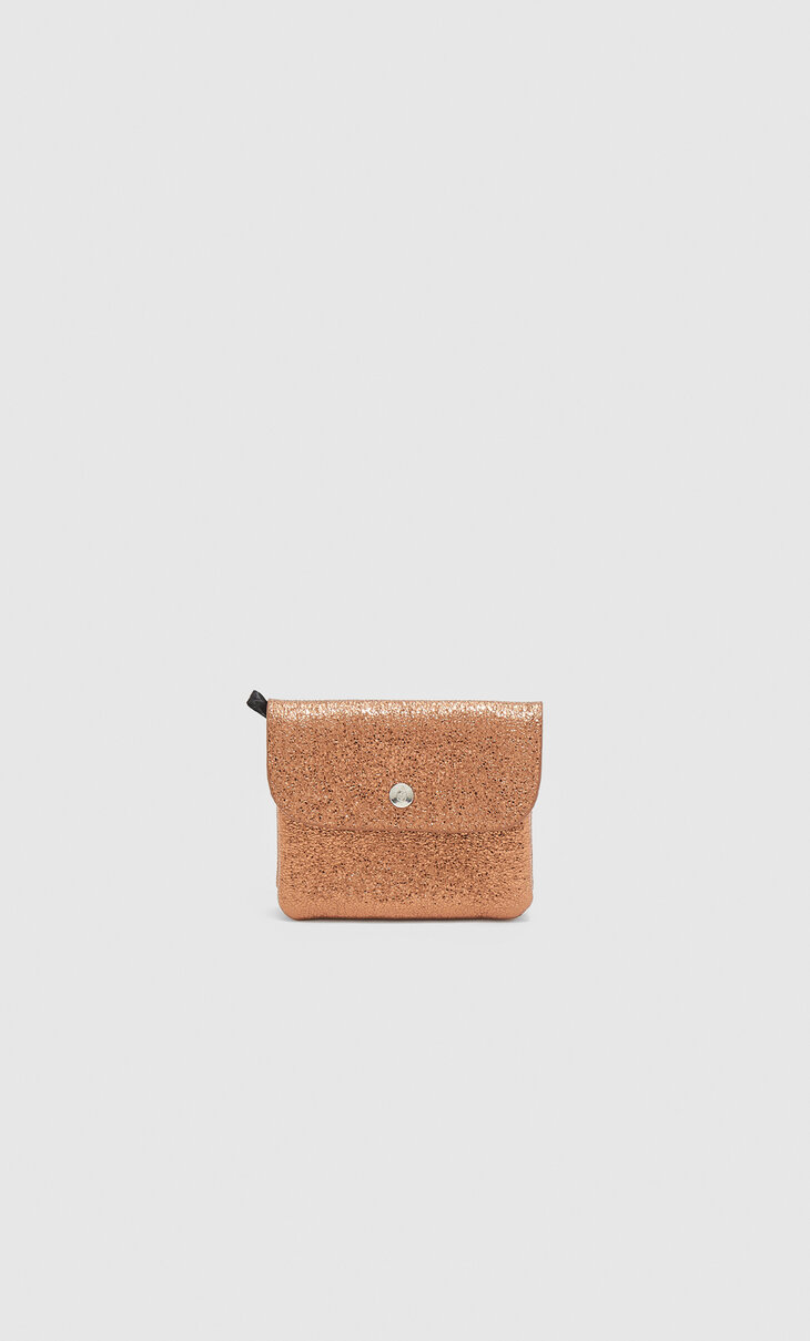Small metallic wallet