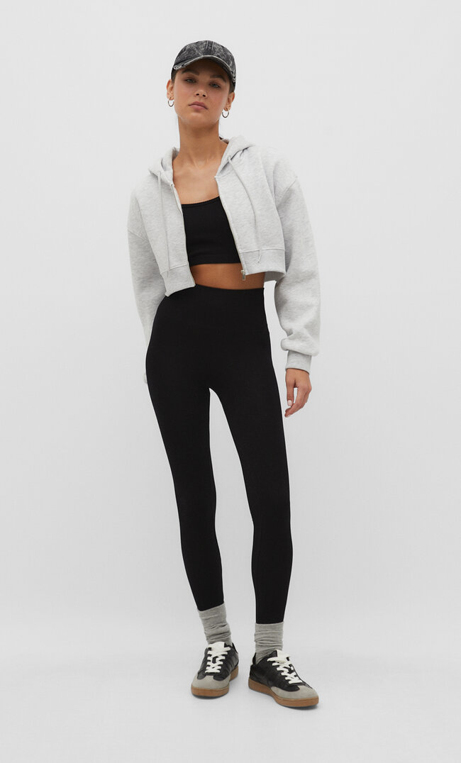 

Stradivarius Nahtlose Leggins Schwarz XS