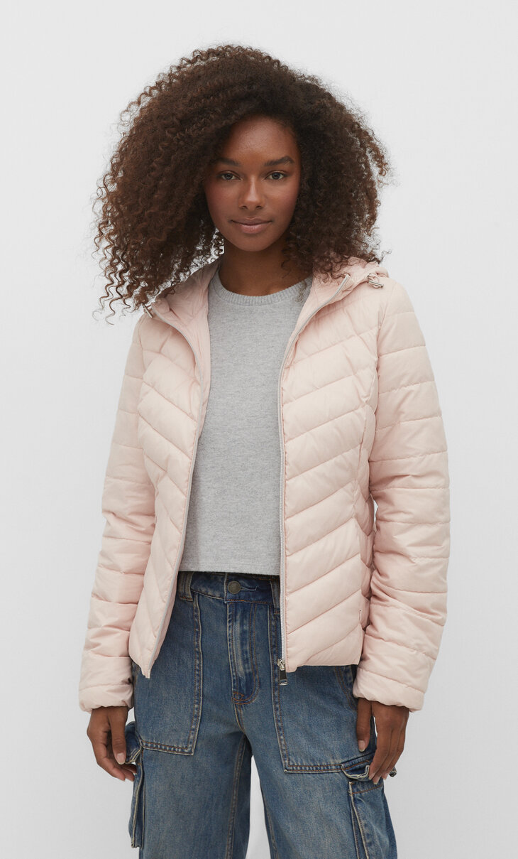 Hooded puffer jacket