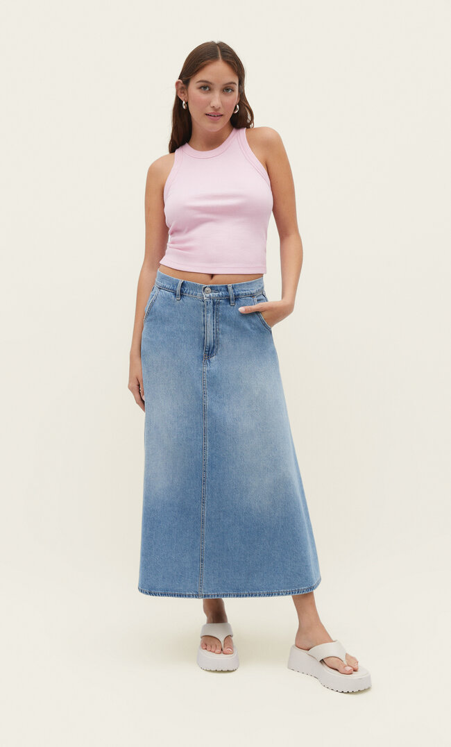 

Stradivarius Basic-Racerback Pastellrosa XL