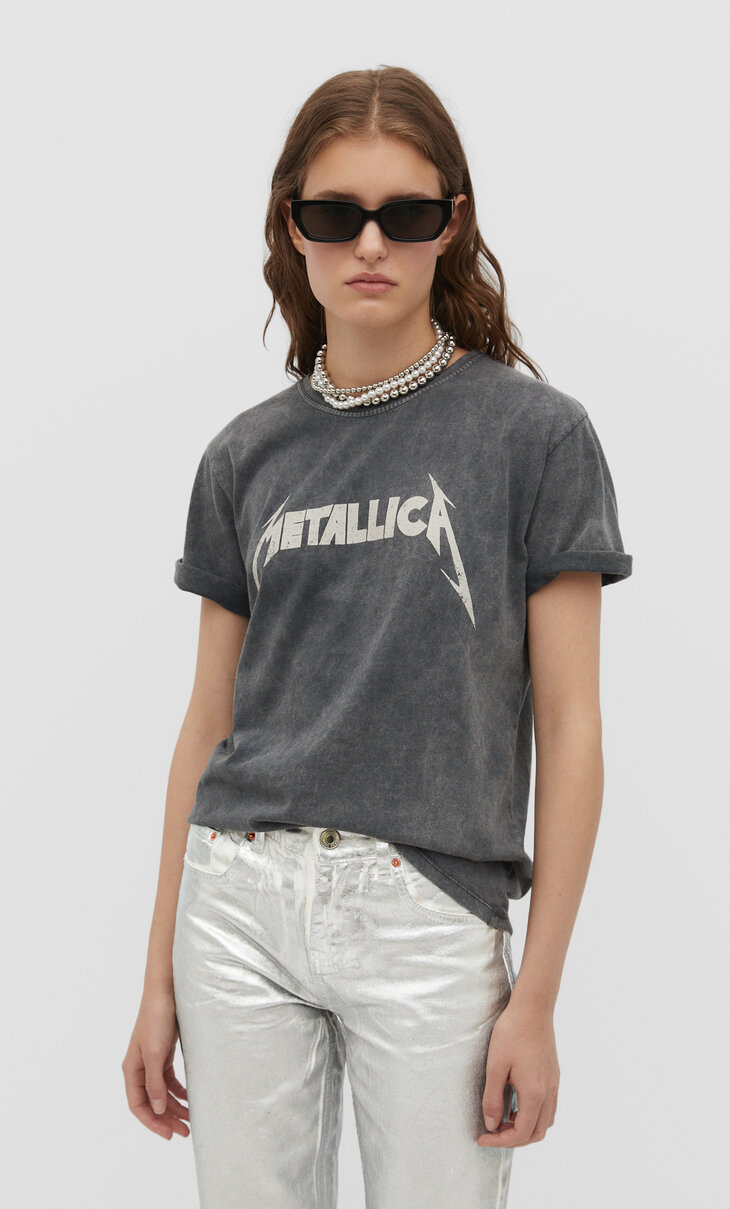 T-shirt med Metallica
