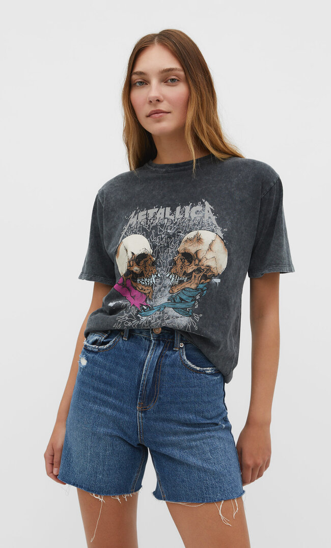 Metallica T-shirt fashion | Stradivarius United States