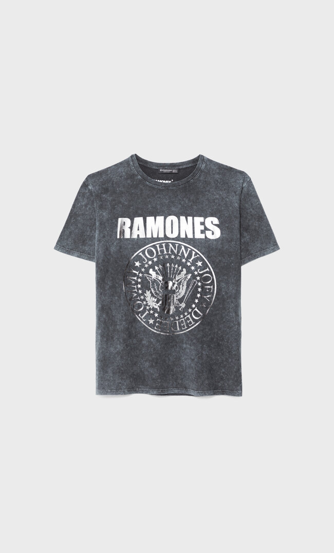 Camiseta Ramones brillo - Moda de mujer | Stradivarius