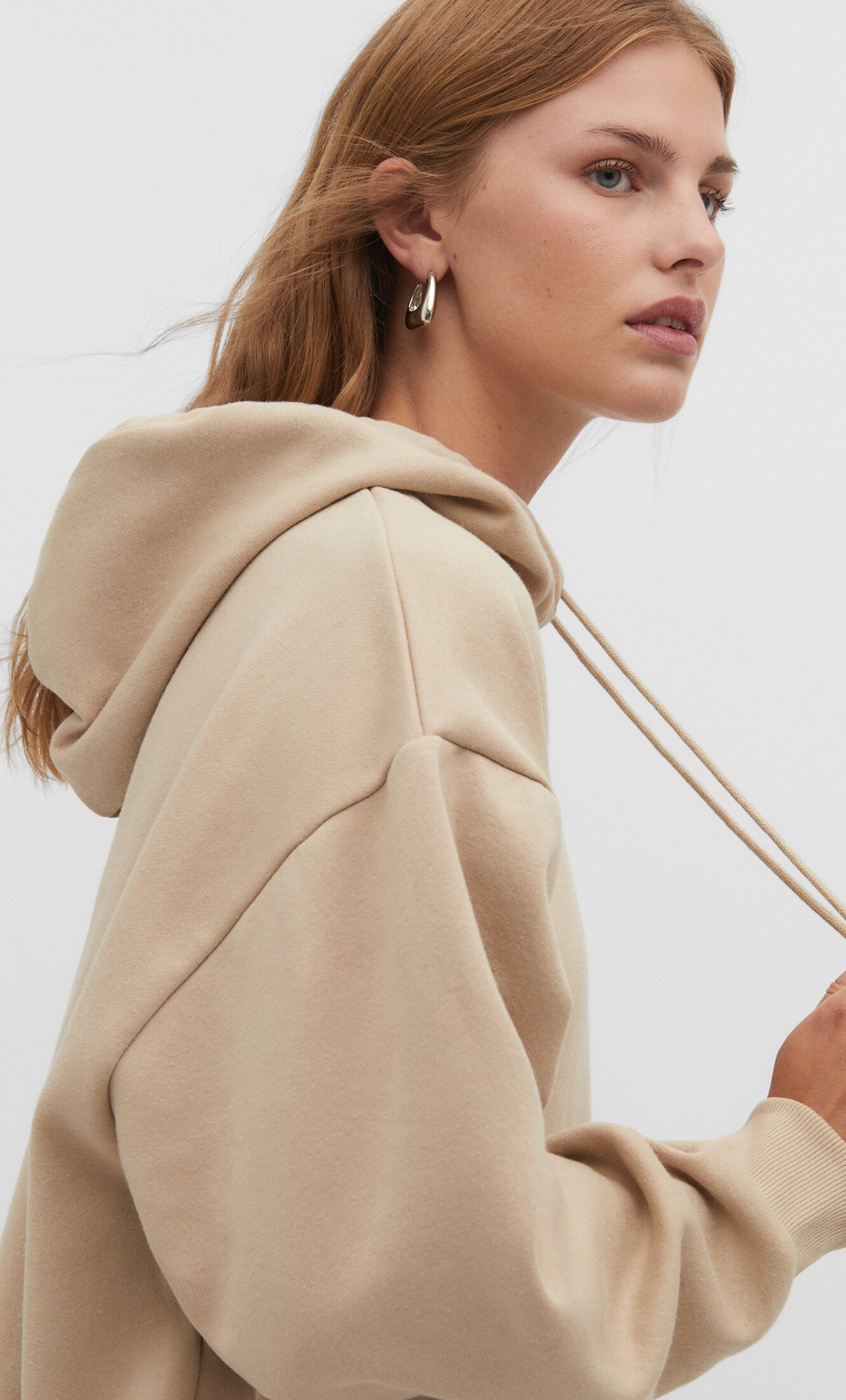 Oversize napped sweatshirt - Women's fashion | Stradivarius United States