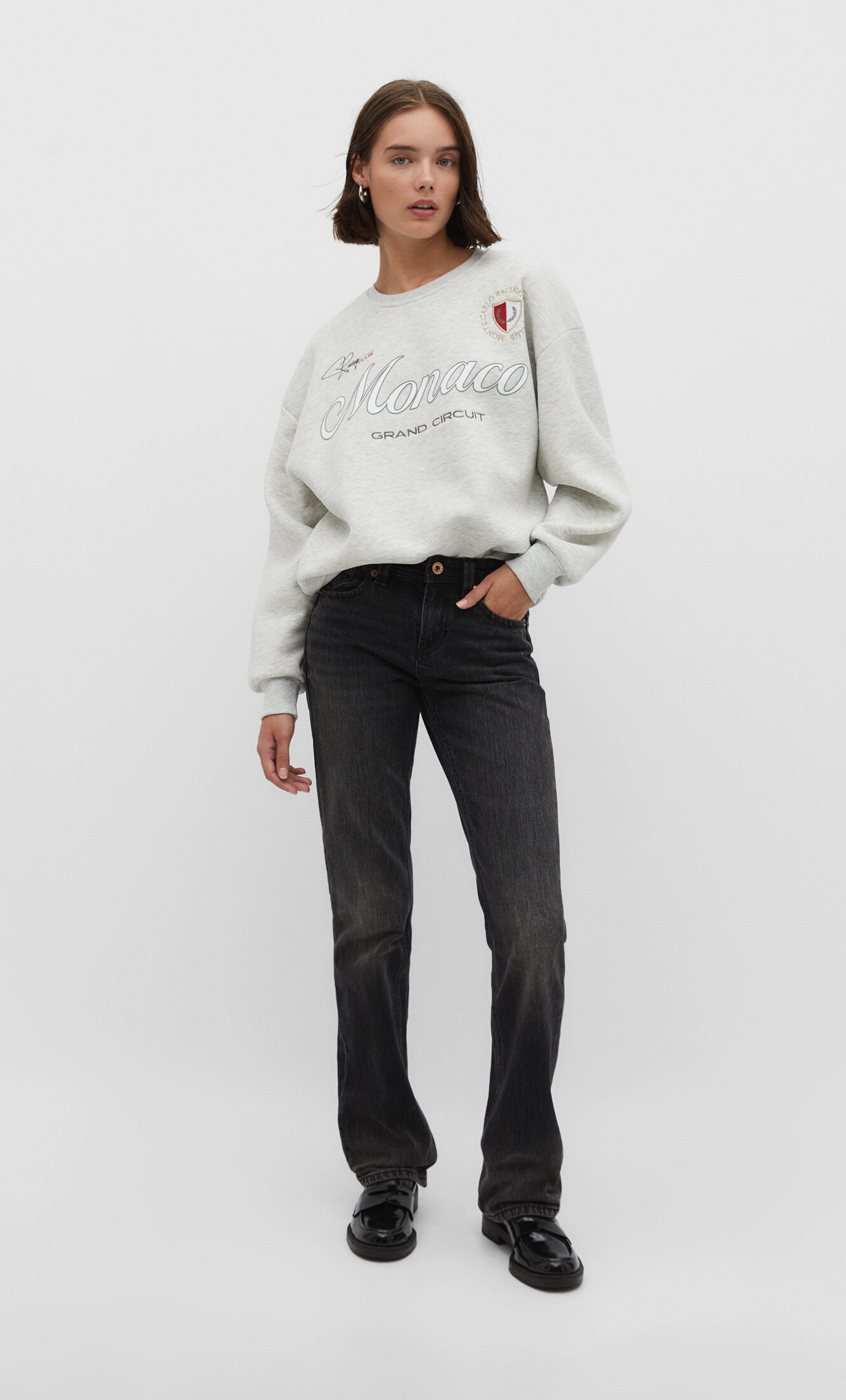 Racing sweatshirt - Women's fashion | Stradivarius United States