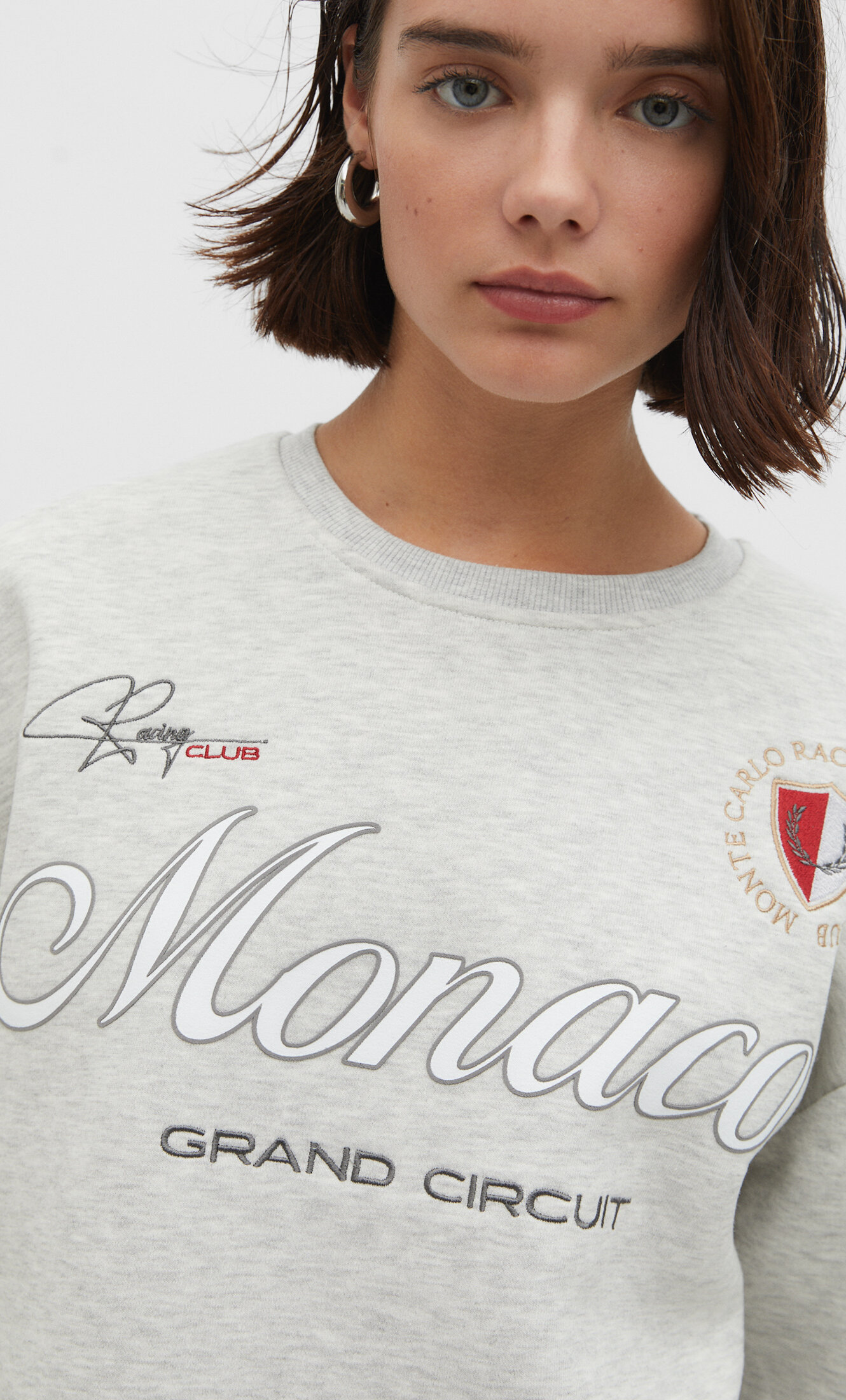 Racing sweatshirt - Women's fashion | Stradivarius United States