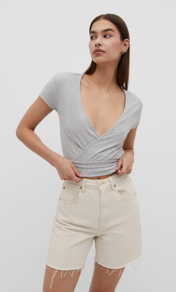 Ribbed Ballet top