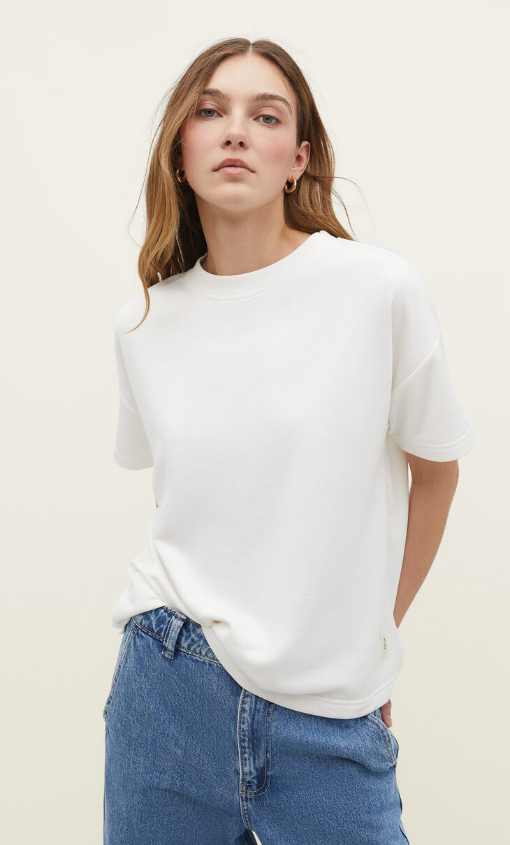 Oversize plush T-shirt