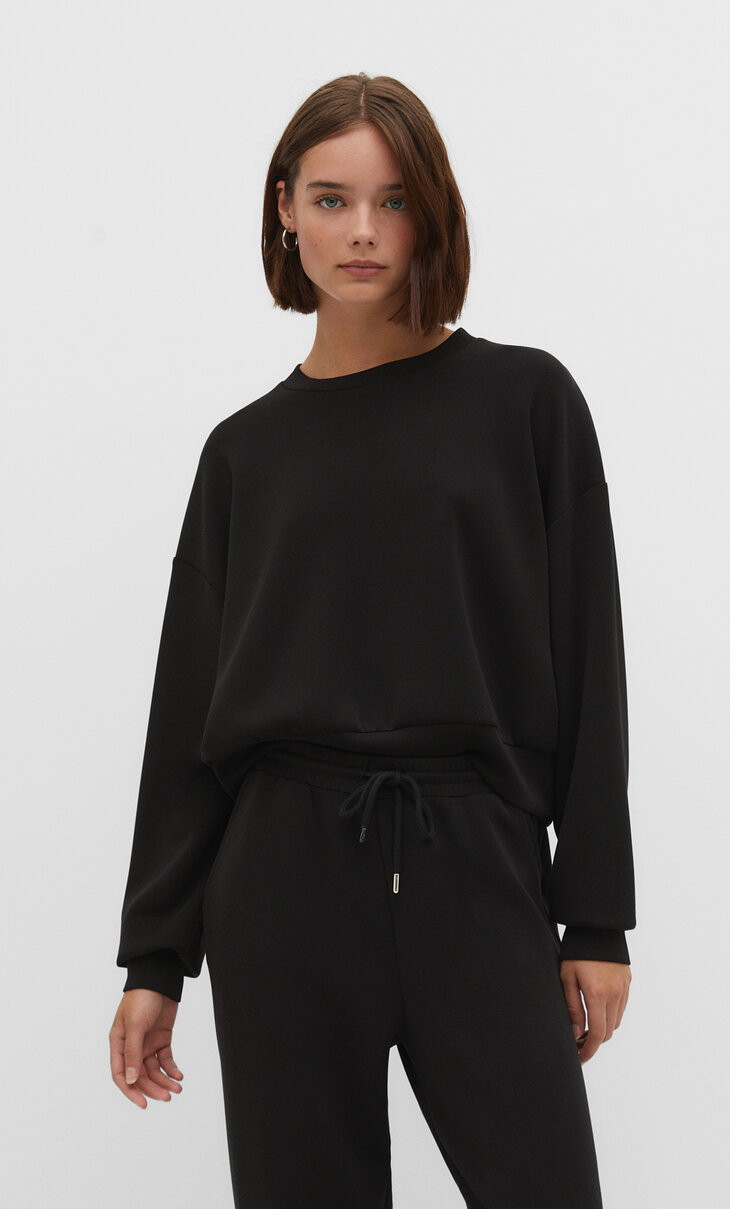 Soft-touch modal sweatshirt