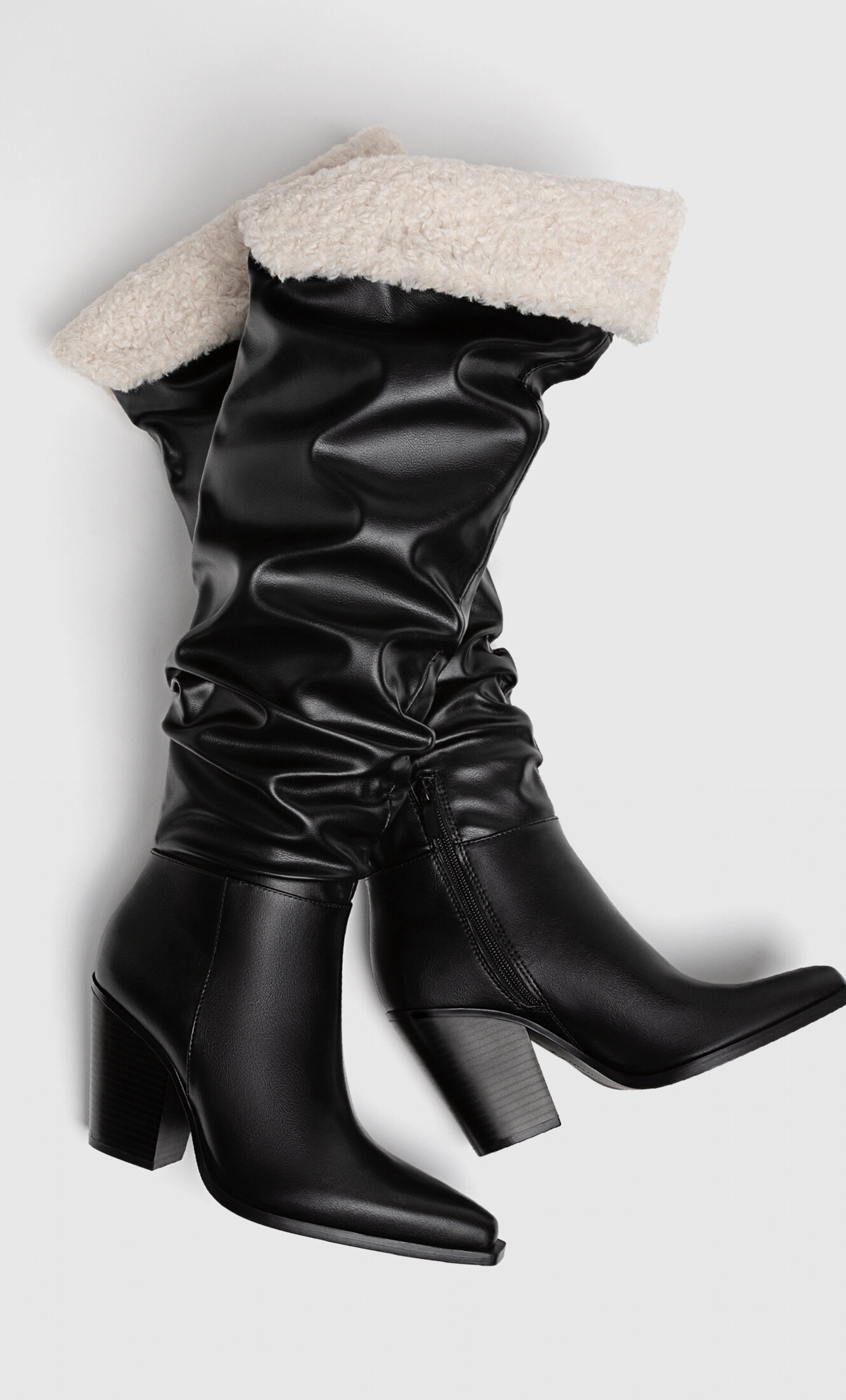 Botas arrugadas top stradivarius
