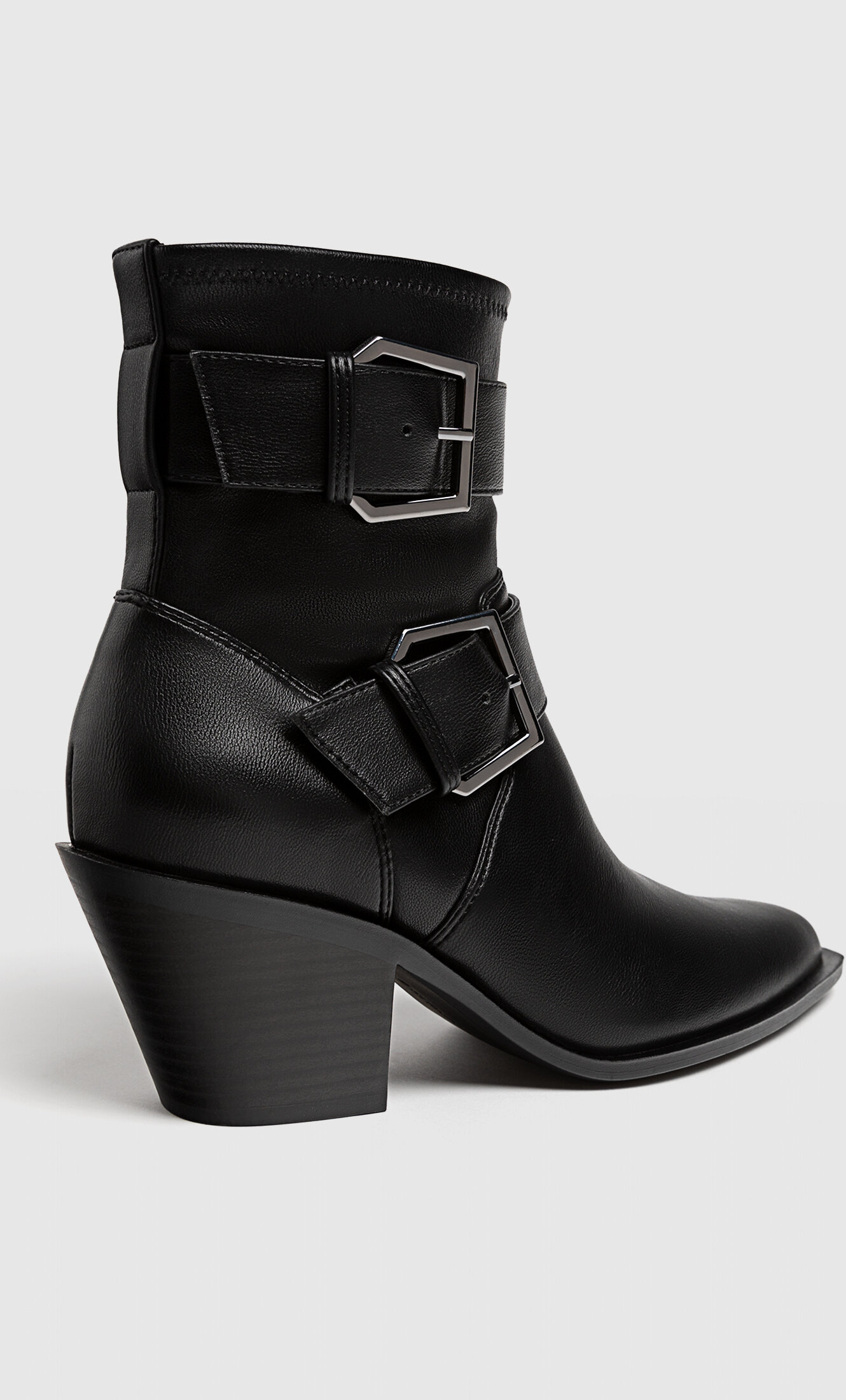 Botines store tacon hebillas
