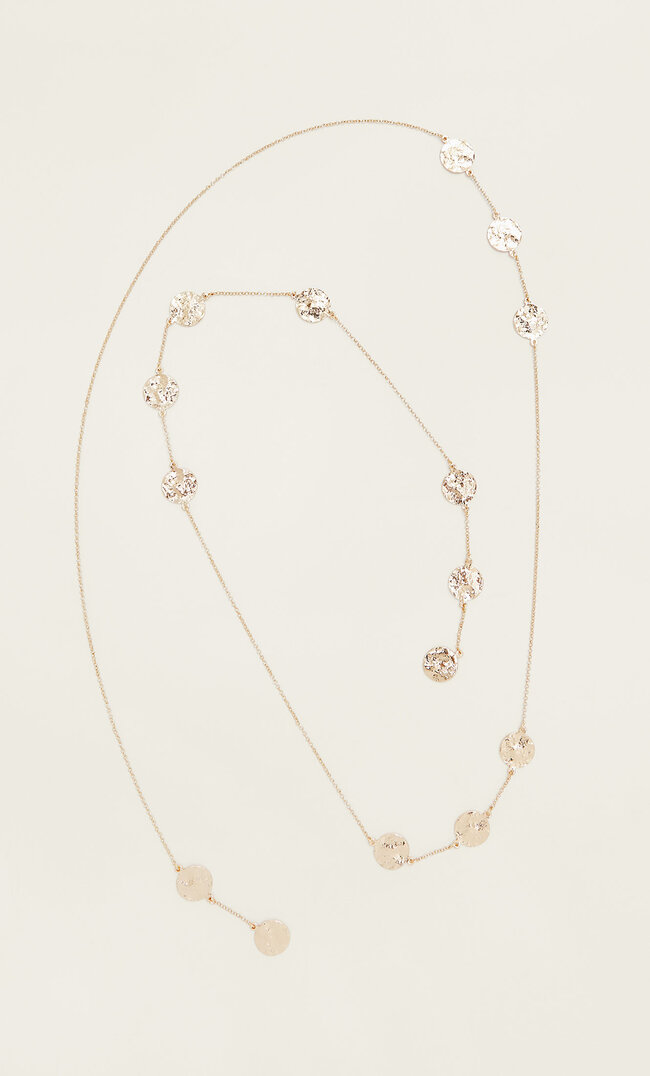 

Stradivarius Mehrfachkette Mit Medaille Gelb M