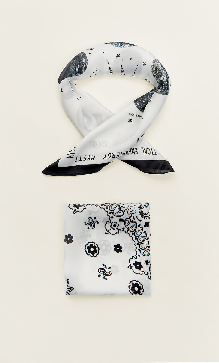 Doppelpack Haarbänder mit Mystic-Print