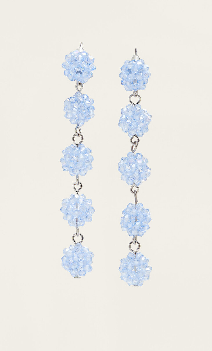 Pendientes cristal beads