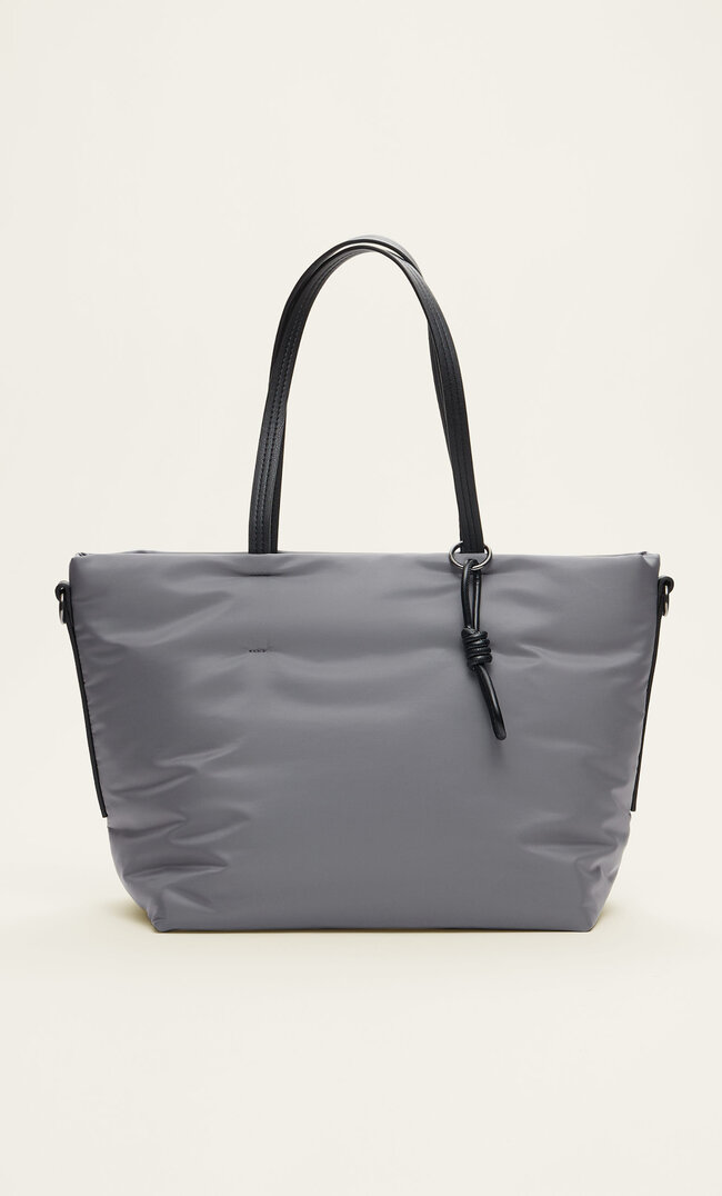 

Stradivarius Basic-Shopper Aus Stoff Grau M