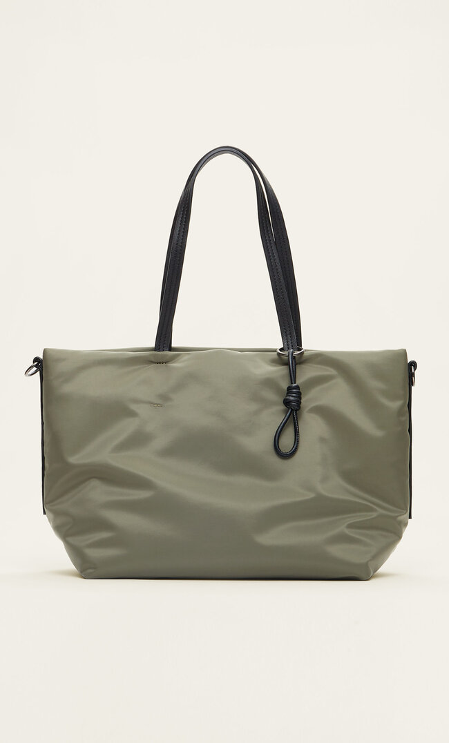 

Stradivarius Basic-Shopper Aus Stoff Khaki M