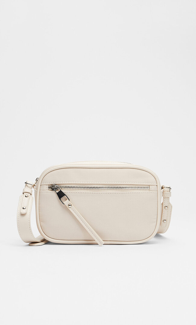 

Stradivarius Tasche Aus Twill Im Reporter-Stil Ecru M