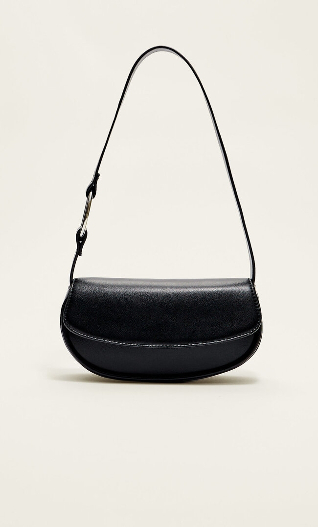 

Stradivarius Schultertasche Mit Überschlag Schwarz M