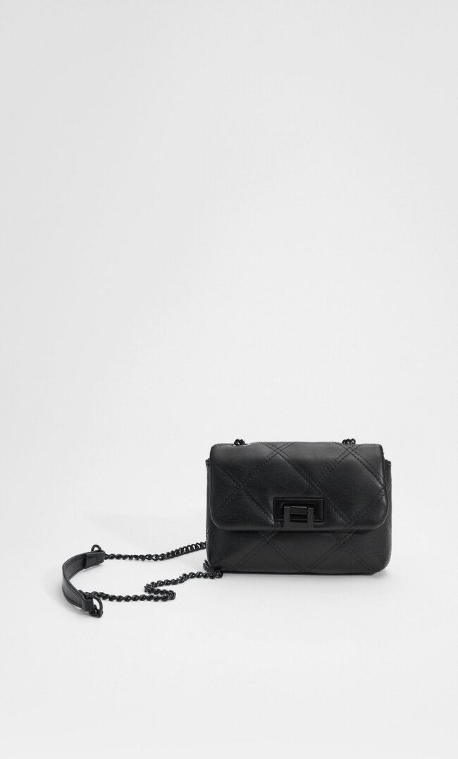 

Stradivarius Mini-Umhängetasche Schwarz M