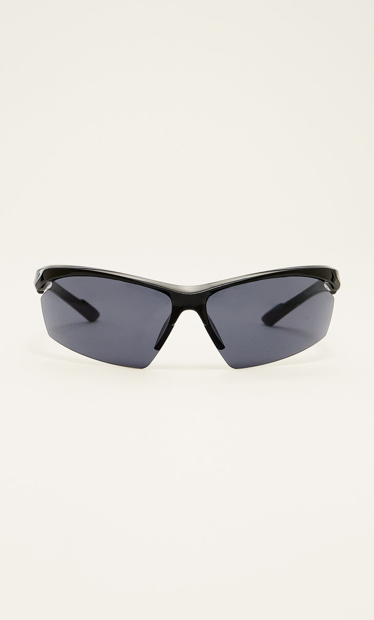 Sunglasses with resin frame