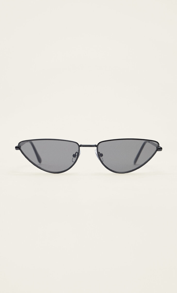Metal cateye sunglasses