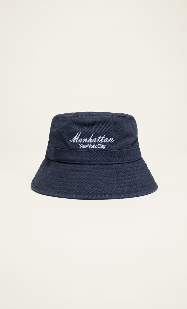 

Stradivarius Bucket-Hat Aus Canvas Graumeliert 103