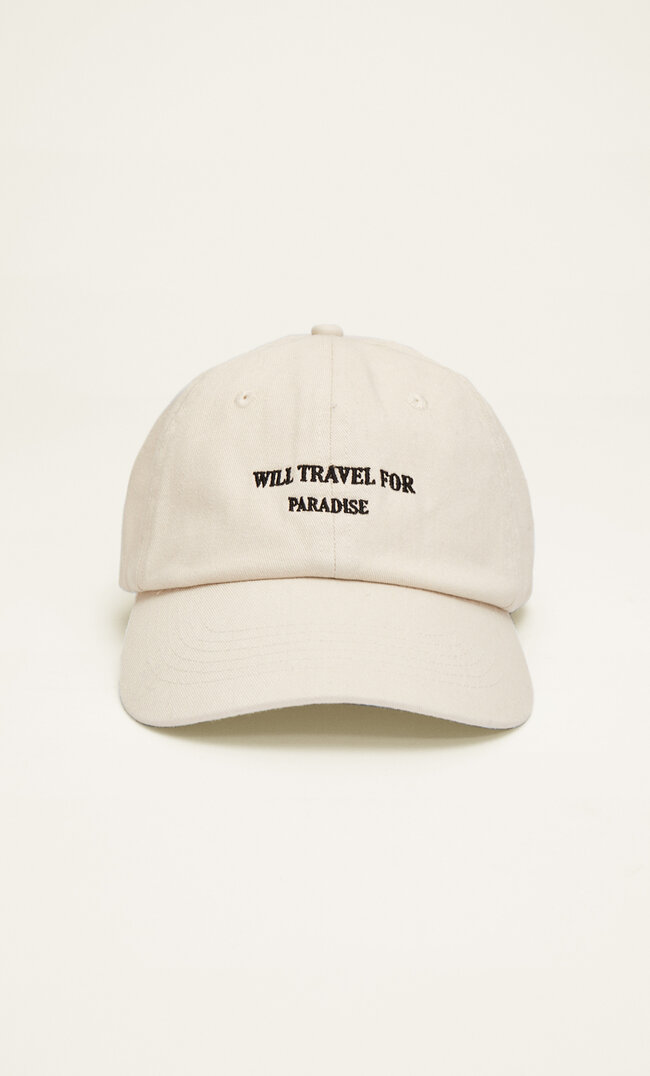 

Stradivarius Basecap Mit Stickerei Ecru 103