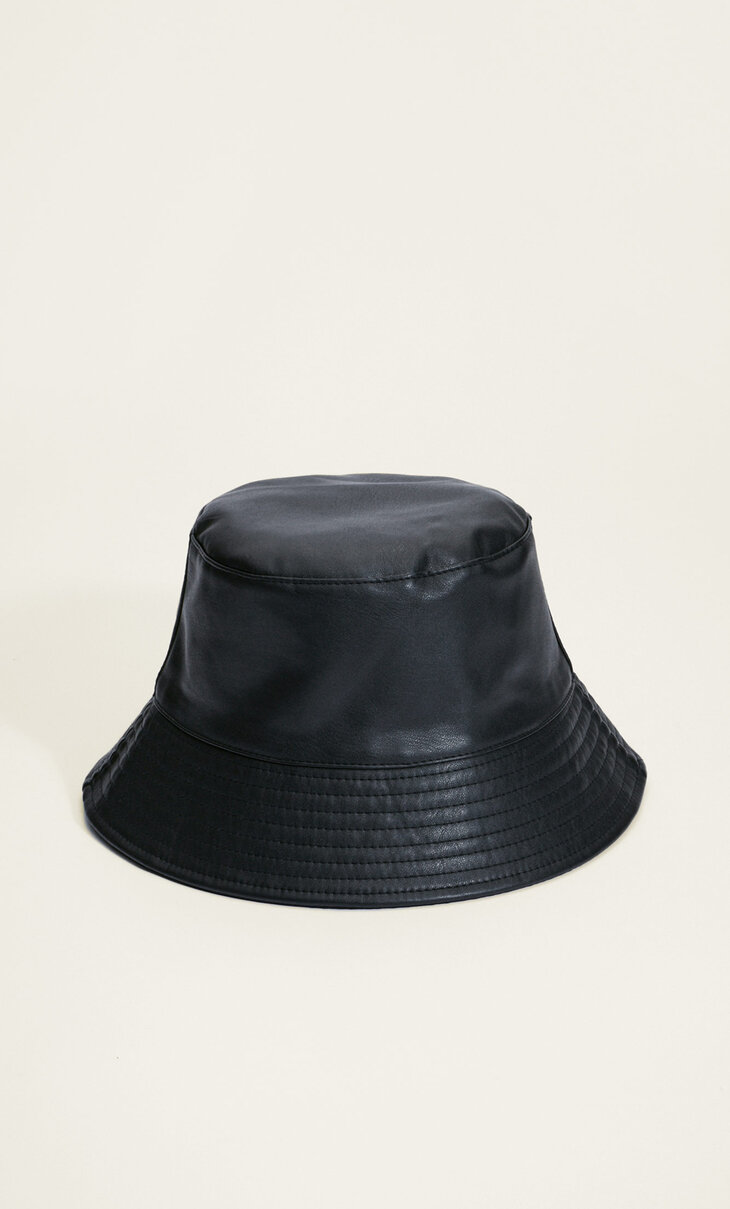 Reversible bucket hat.
