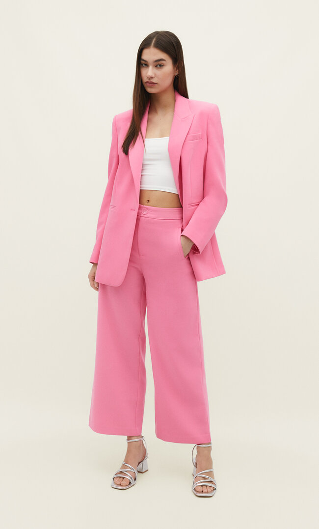 

Stradivarius Elegante Culotte Kaugummirosa 32