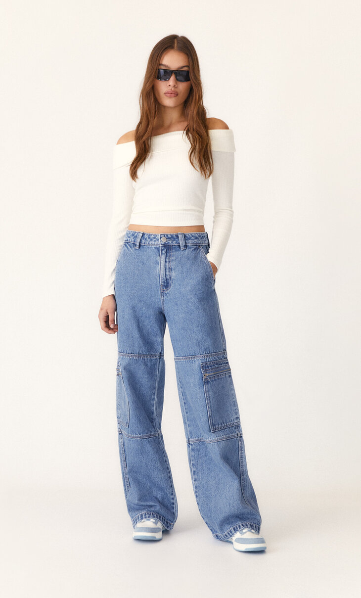 מכנסי ג'ינס בסגנון דגמ